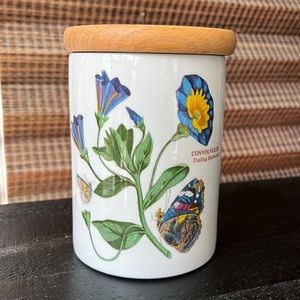 PORTMEIRION Vintage Botanic Garden 5” Canister Convolvulus Trailing Bind…
